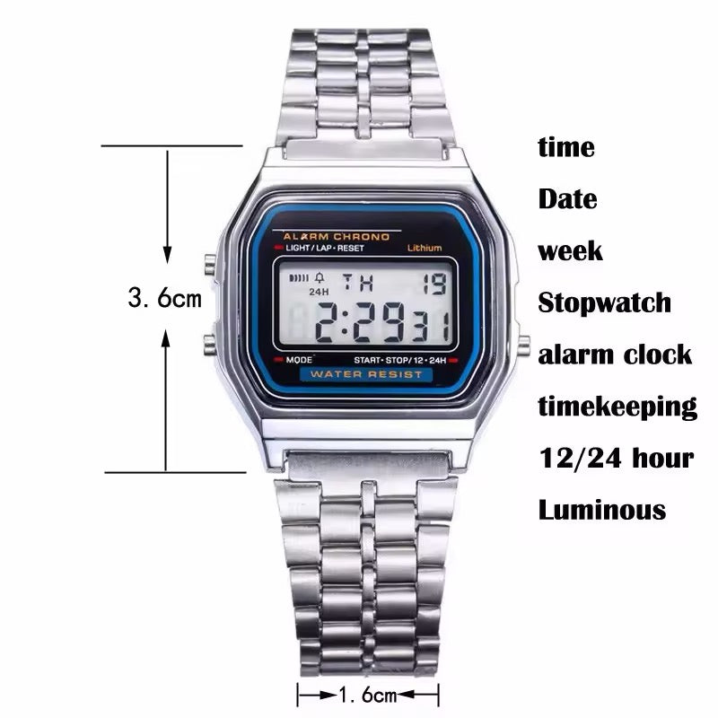 Waterproof Digital Wristwatch
