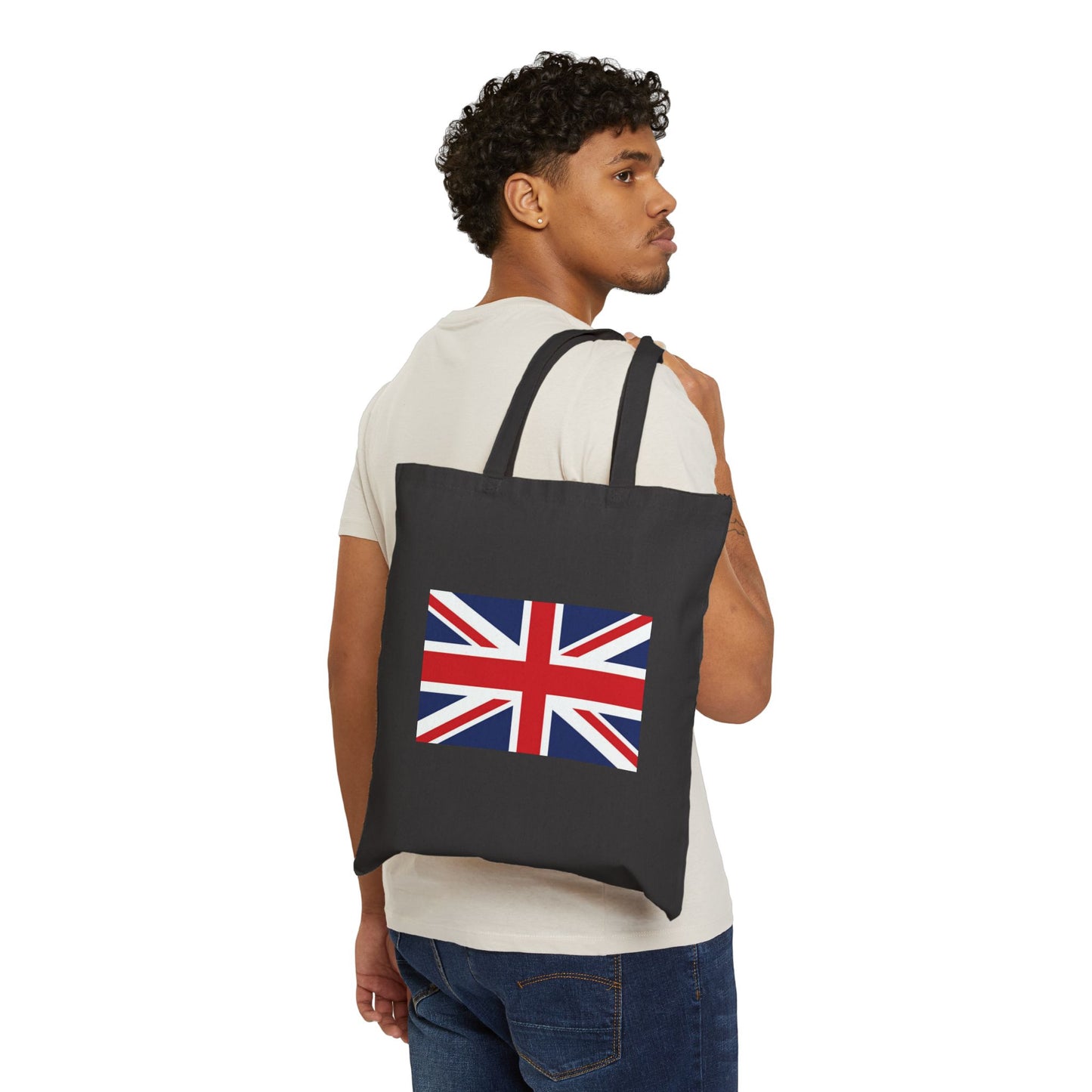 Union Jack/United Kingdom  Cotton Canvas Tote Bag - Eco-Friendly Shopping Bag, British Flag Tote, Reusable Grocery Tote, Gift for UK Lovers, [...]