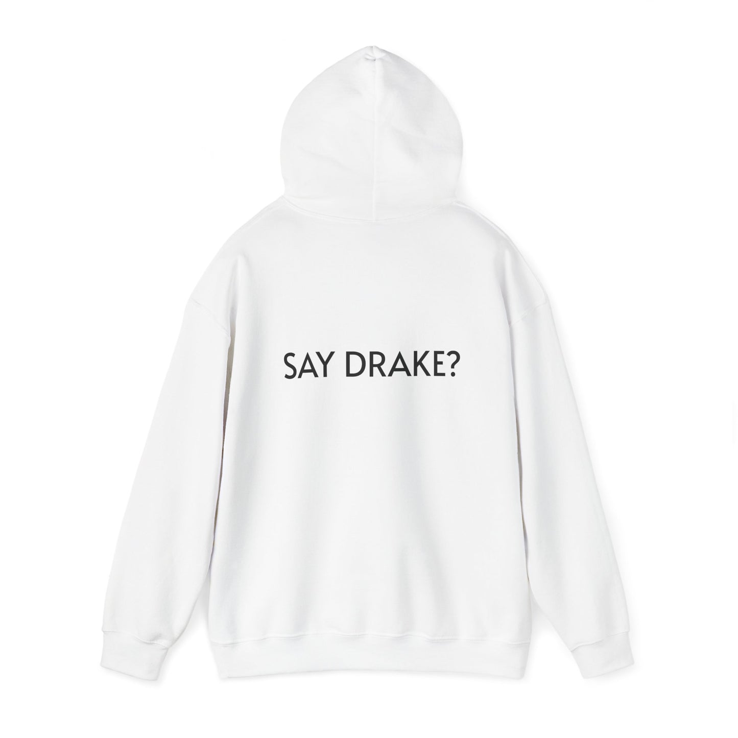 Cozy Floral Sweatshirt with 'Say Drake?' Quote, Perfect for Casual Outfits, Gift for Music Lovers, Ideal for Spring Events, Unisex Hoodie