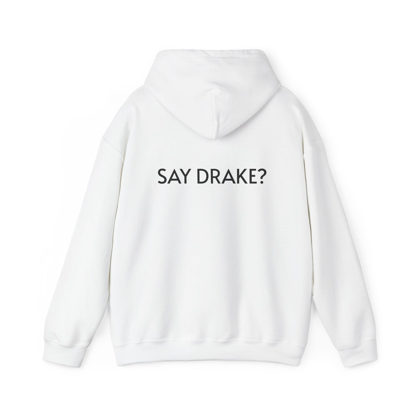 Cozy Floral Sweatshirt with 'Say Drake?' Quote, Perfect for Casual Outfits, Gift for Music Lovers, Ideal for Spring Events, Unisex Hoodie