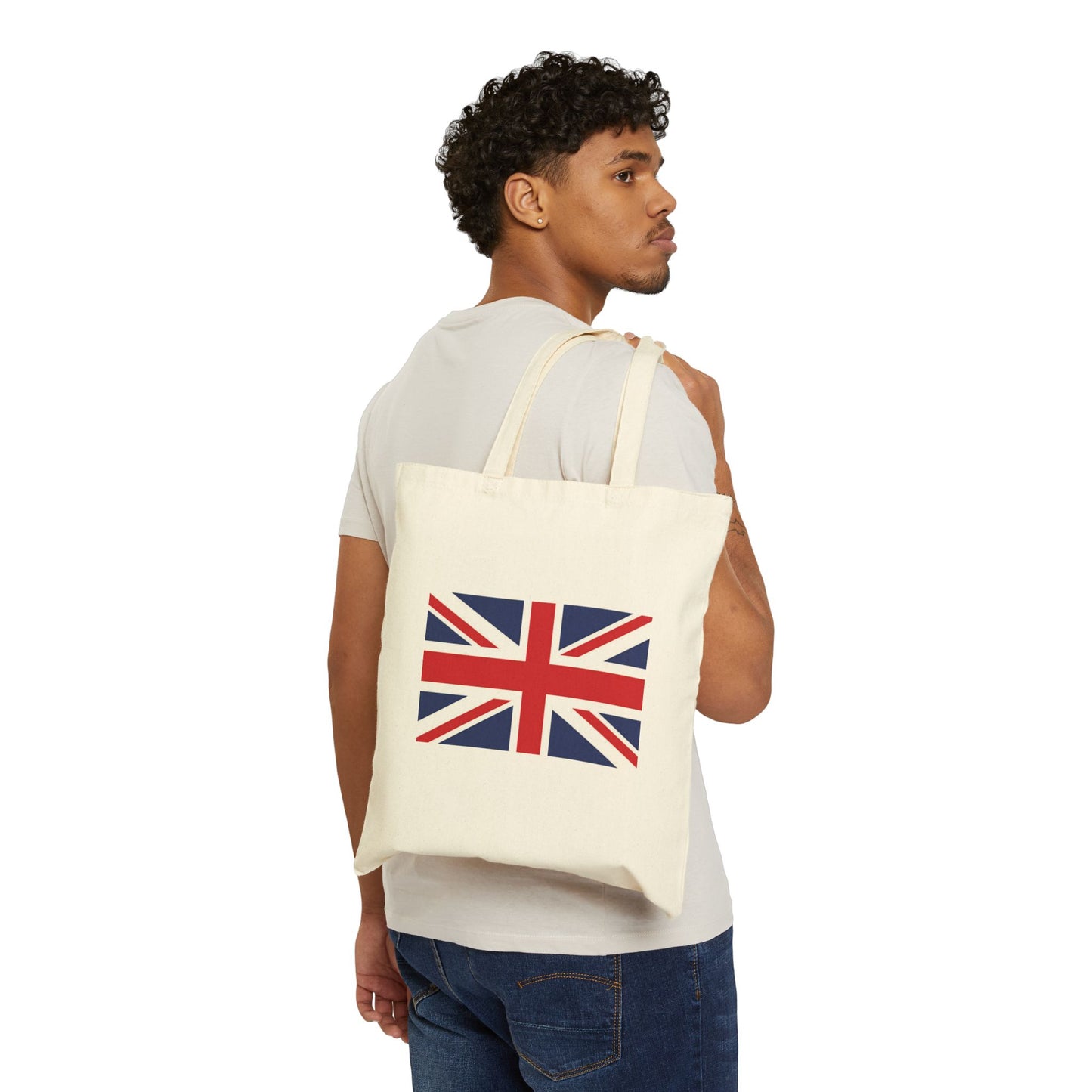 Union Jack/United Kingdom  Cotton Canvas Tote Bag - Eco-Friendly Shopping Bag, British Flag Tote, Reusable Grocery Tote, Gift for UK Lovers, [...]