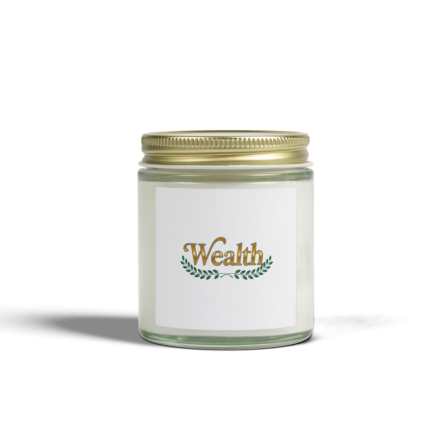 Wealth Scented Candle — Coconut Apricot Wax (4oz & 9oz)