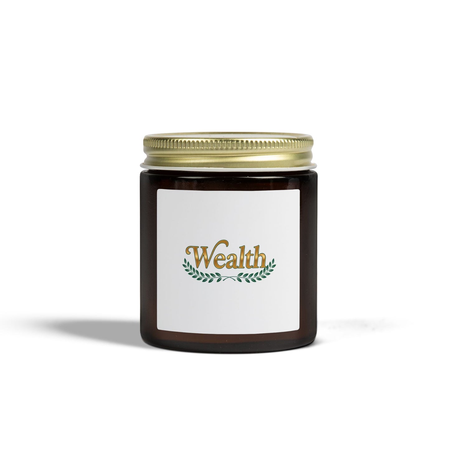 Wealth Scented Candle — Coconut Apricot Wax (4oz & 9oz)