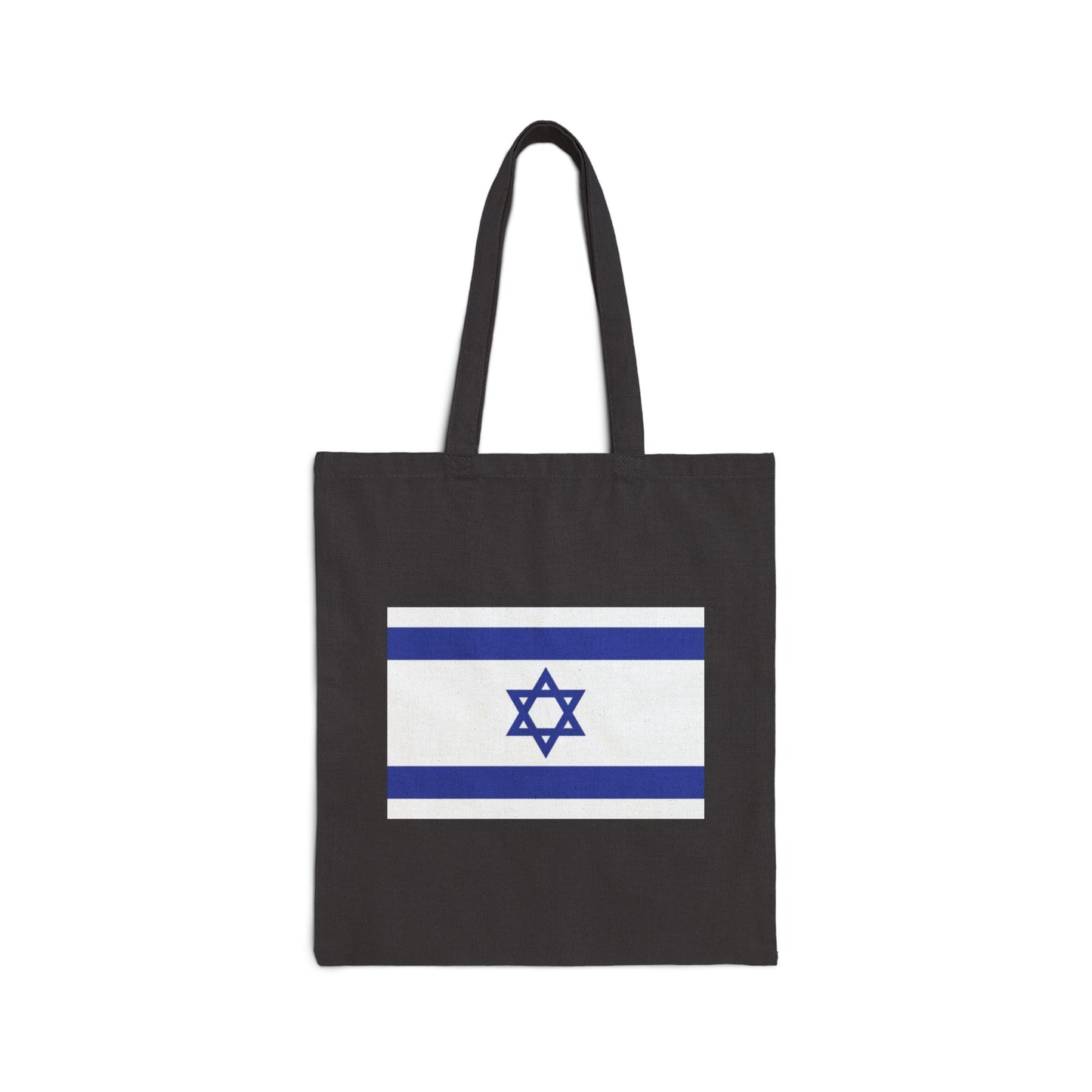 Stylish Cotton Canvas Tote Bag with Israeli Flag | Eco-Friendly Shopping Bag, Beach Tote, Gift Bag, Reusable Grocery Tote, Travel Bag
