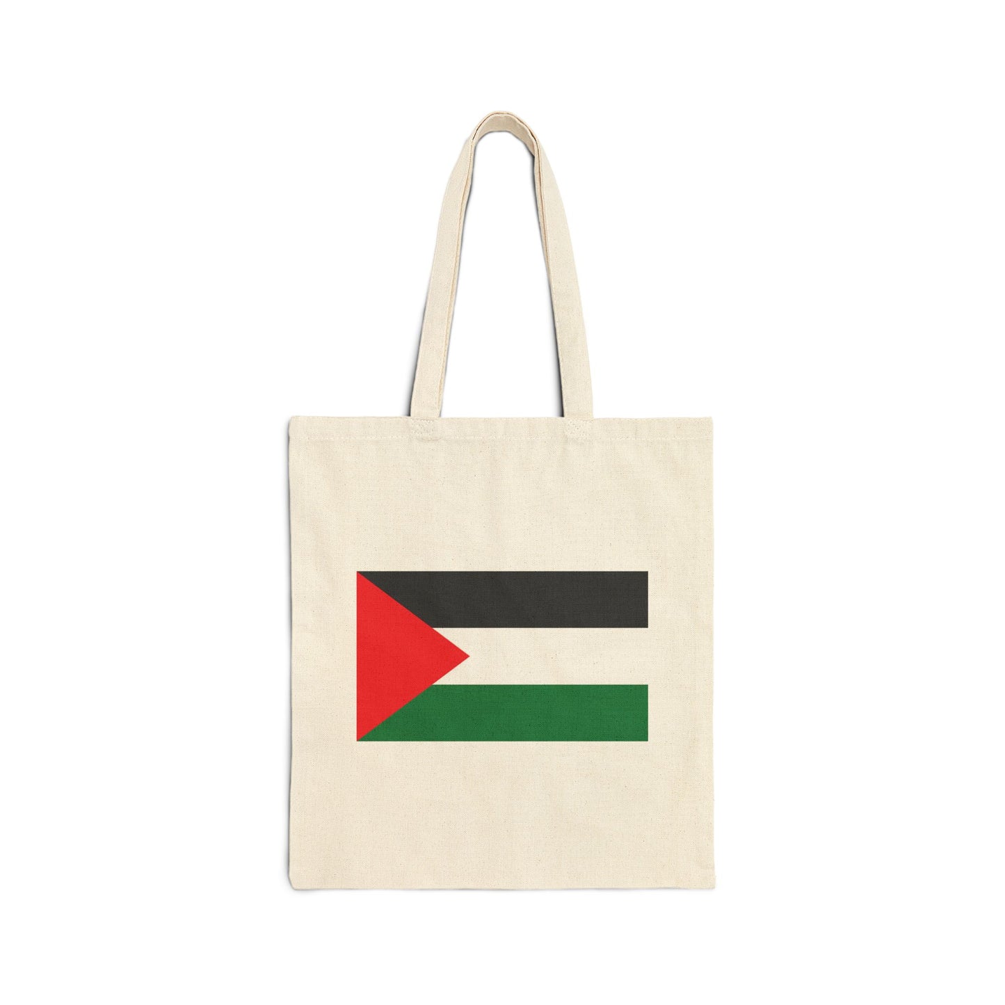 Palestinian Flag Cotton Canvas Tote Bag, Eco-Friendly Bag, Reusable Shopping Tote, Gift for Activists, Sustainable Fashion