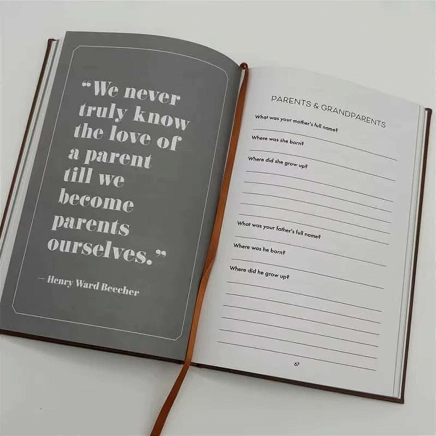 Mom, I want to hear your story, Mom's guide journal to share her thoughts and memories